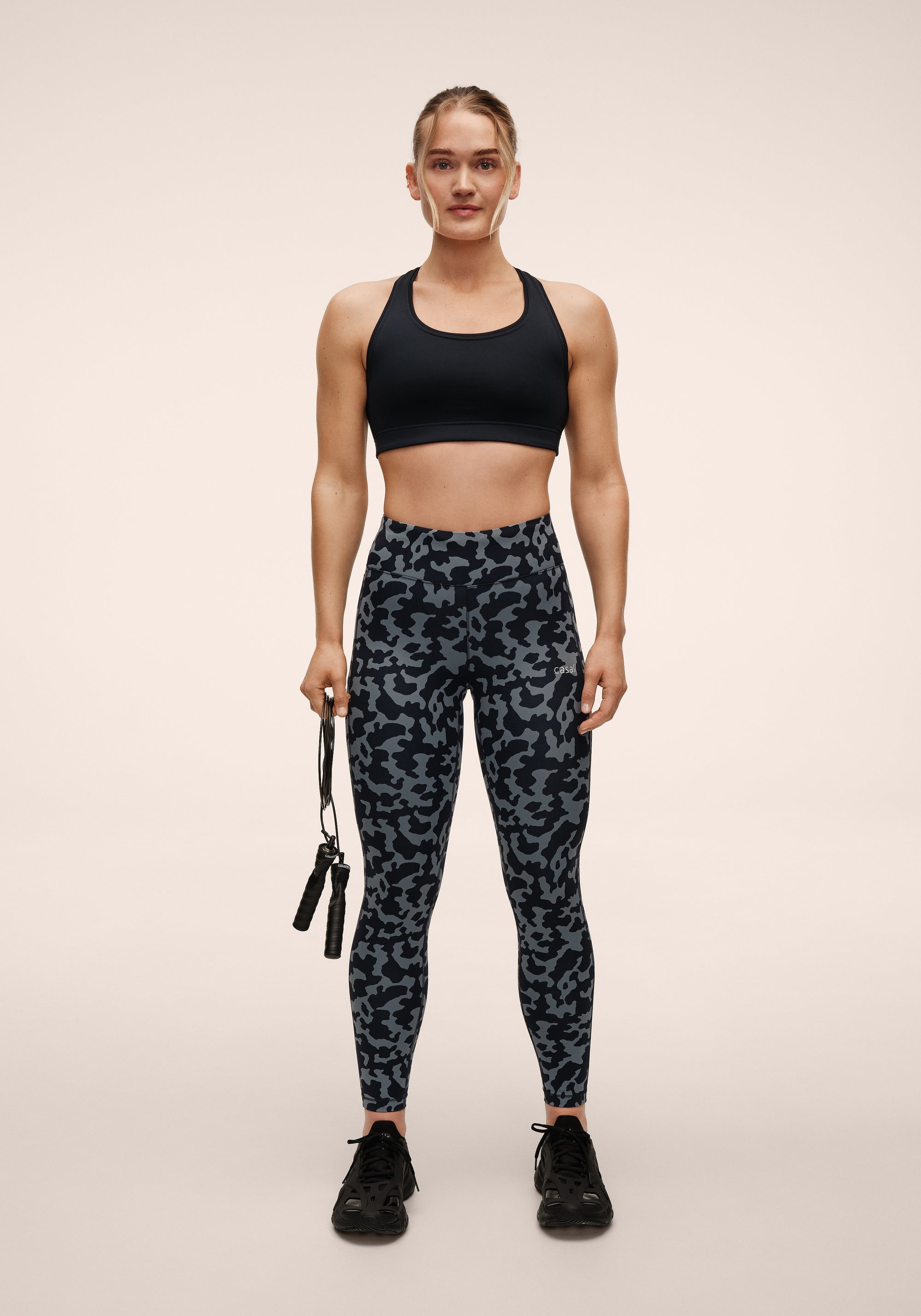 Essential Printed Tights - Turtoise Blue