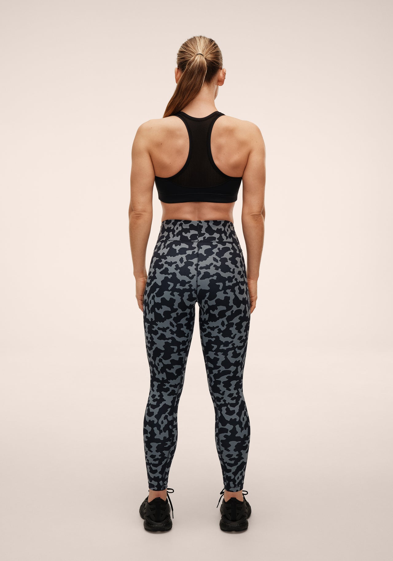 Essential Printed Tights - Turtoise Blue