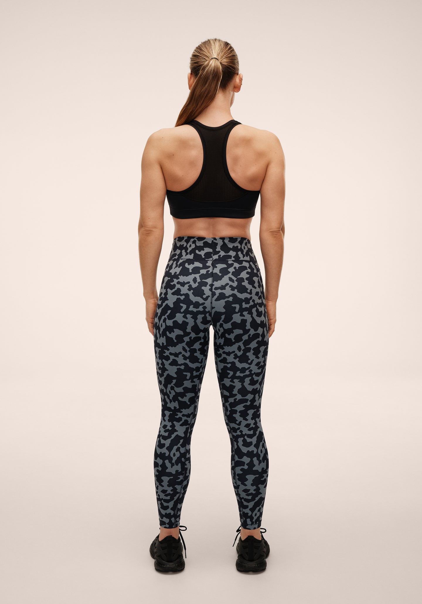 Essential Printed Tights - Turtoise Blue