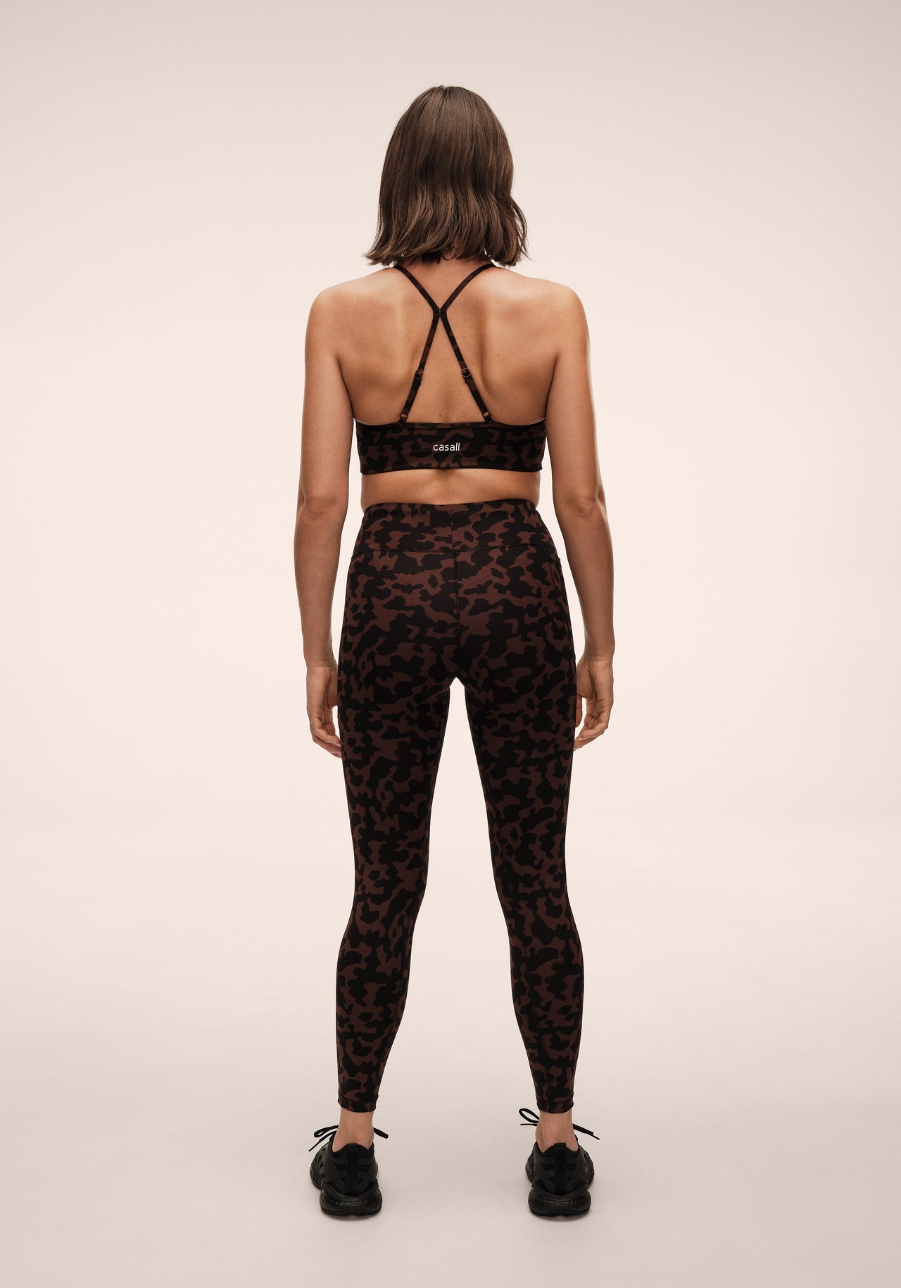 Essential Printed Tights - Turtoise Brown