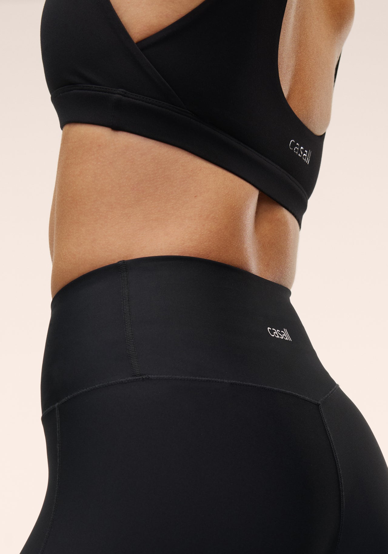 Soft Touch Padded Sports Bra - Black