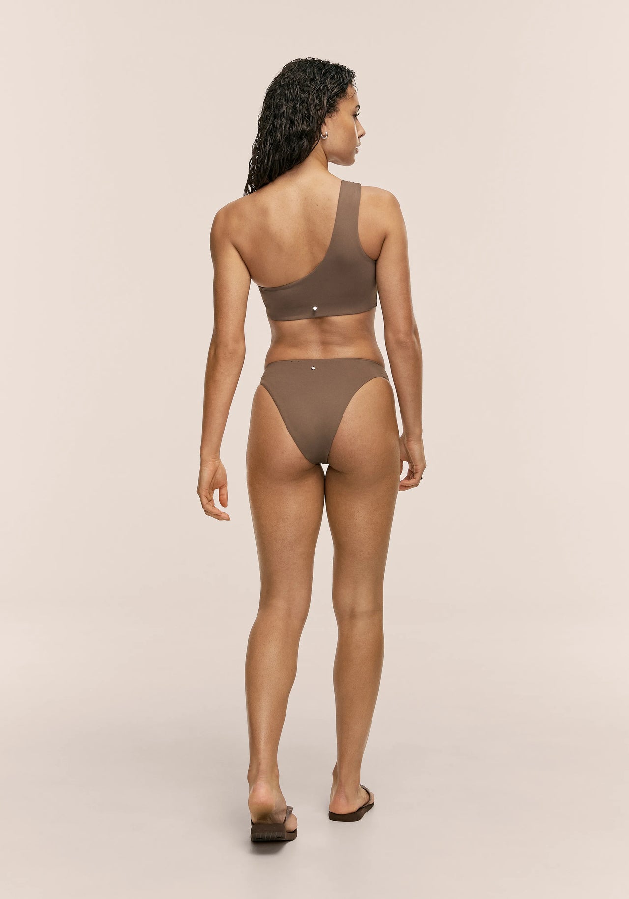 Twist Bikini Brief - Warm Khaki