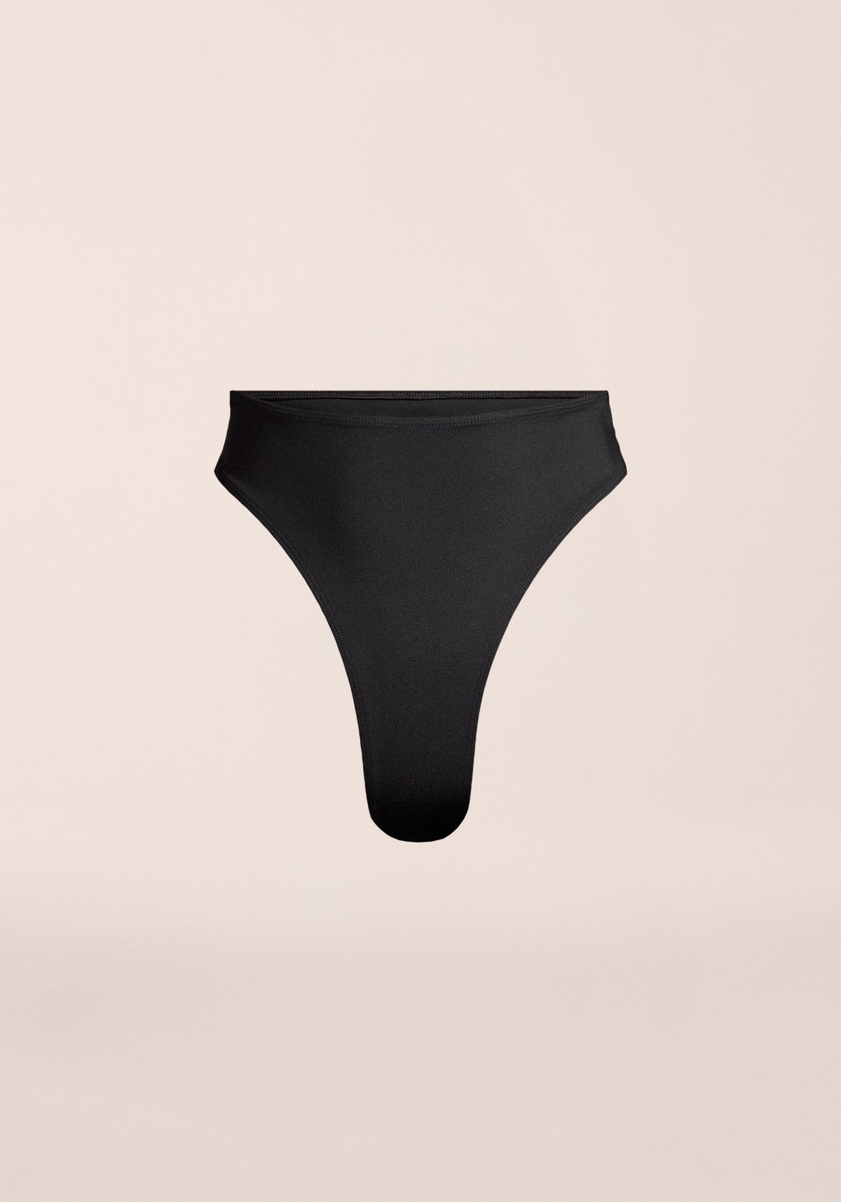 High Cut Thong - Black
