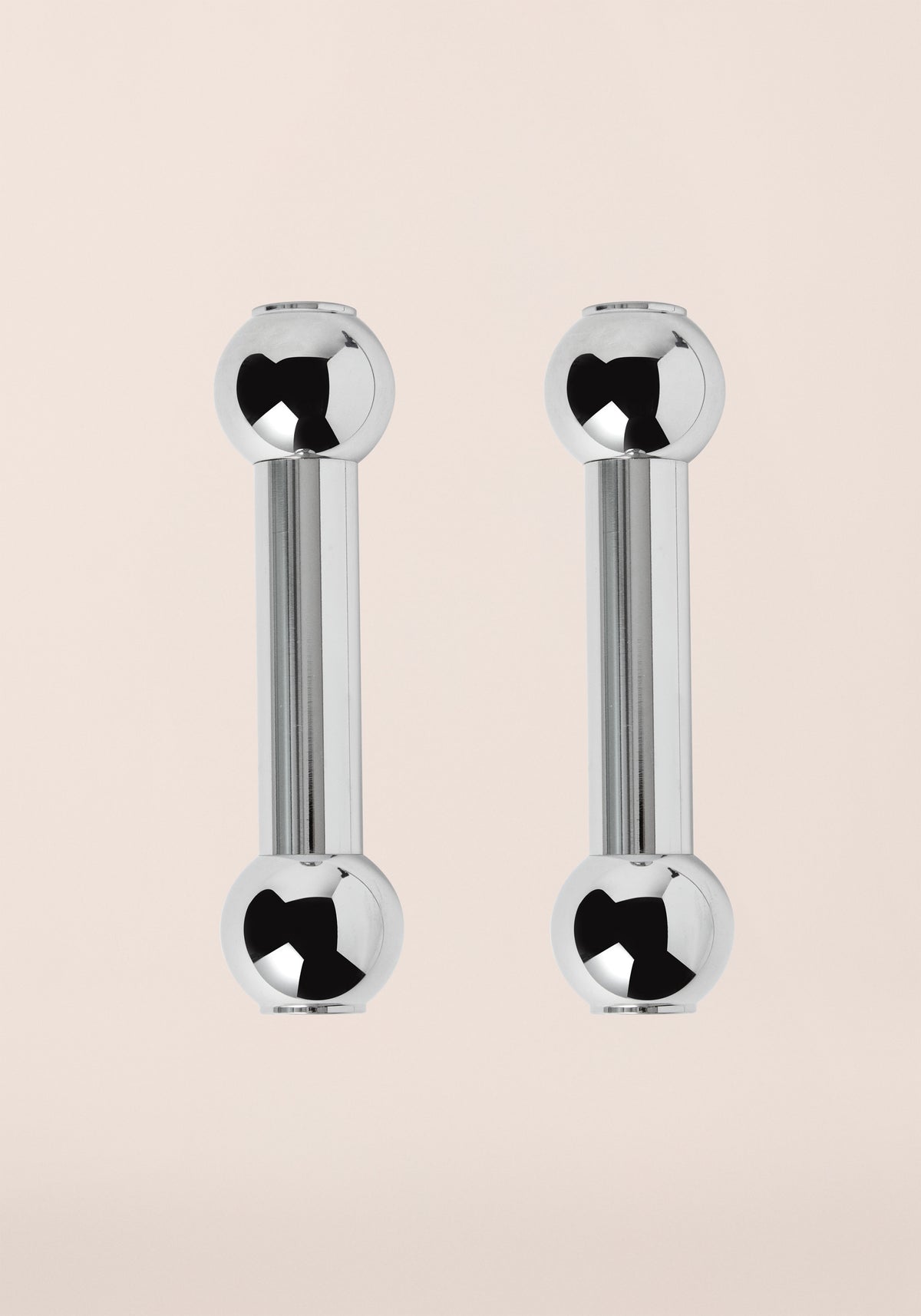 Chrome Dumbbell 1kg - Silver Steel