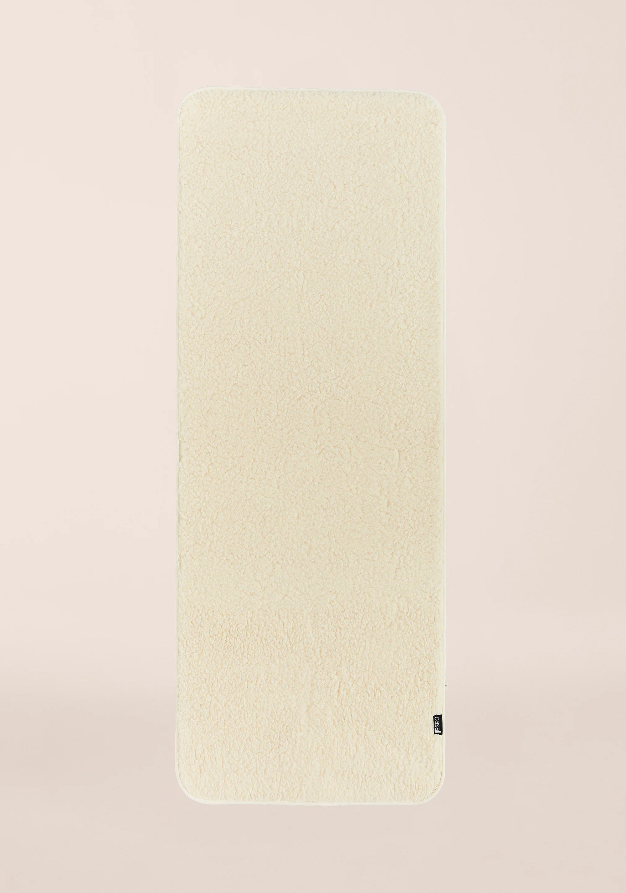 Yoga Mat Natural Wool 200x75cm - Natural