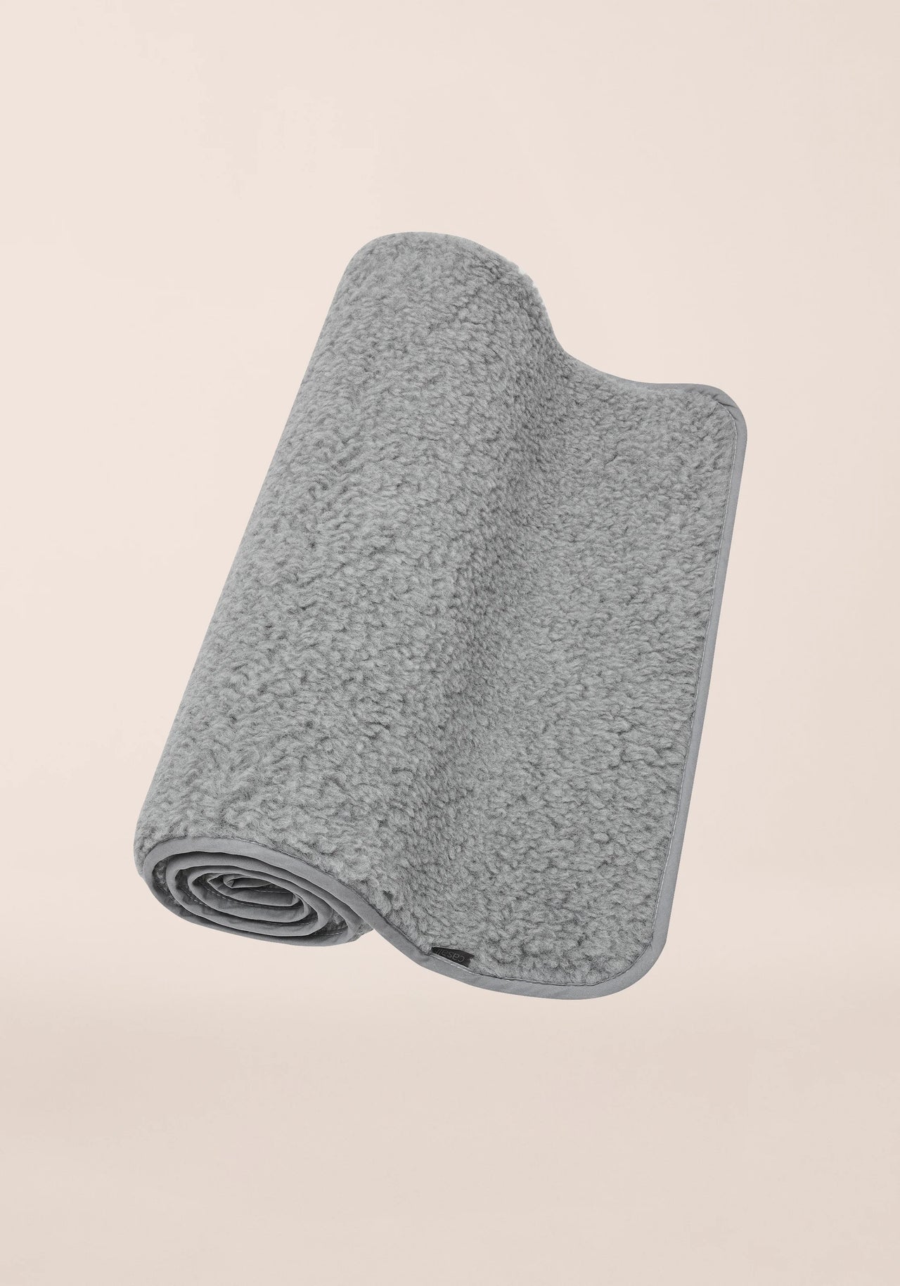 Yoga Mat Natural Wool 200x75cm - Grey