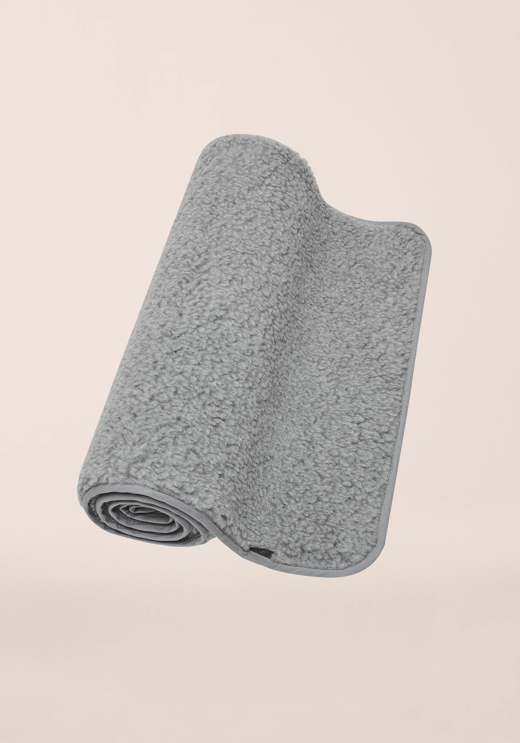 Yoga Mat Natural Wool 200x75cm - Grey
