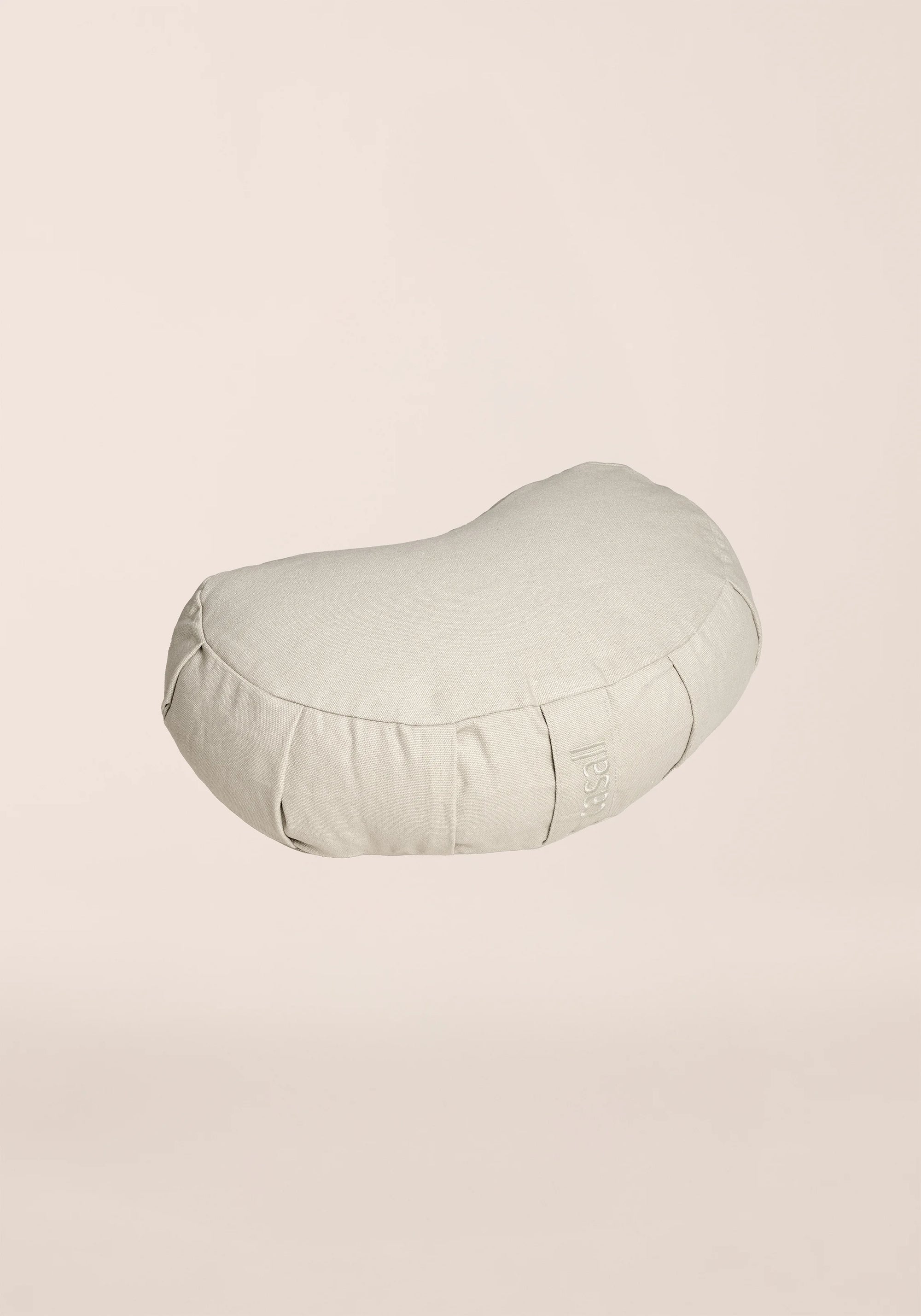 Meditation Pillow Half Moon Cover - Light Cashmere