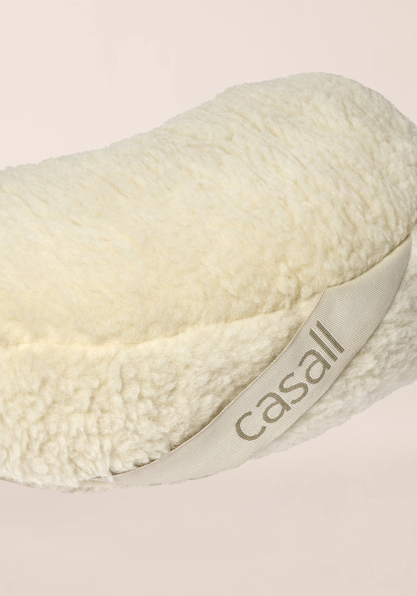 Meditation Half Moon Pillow Wool - Offwhite