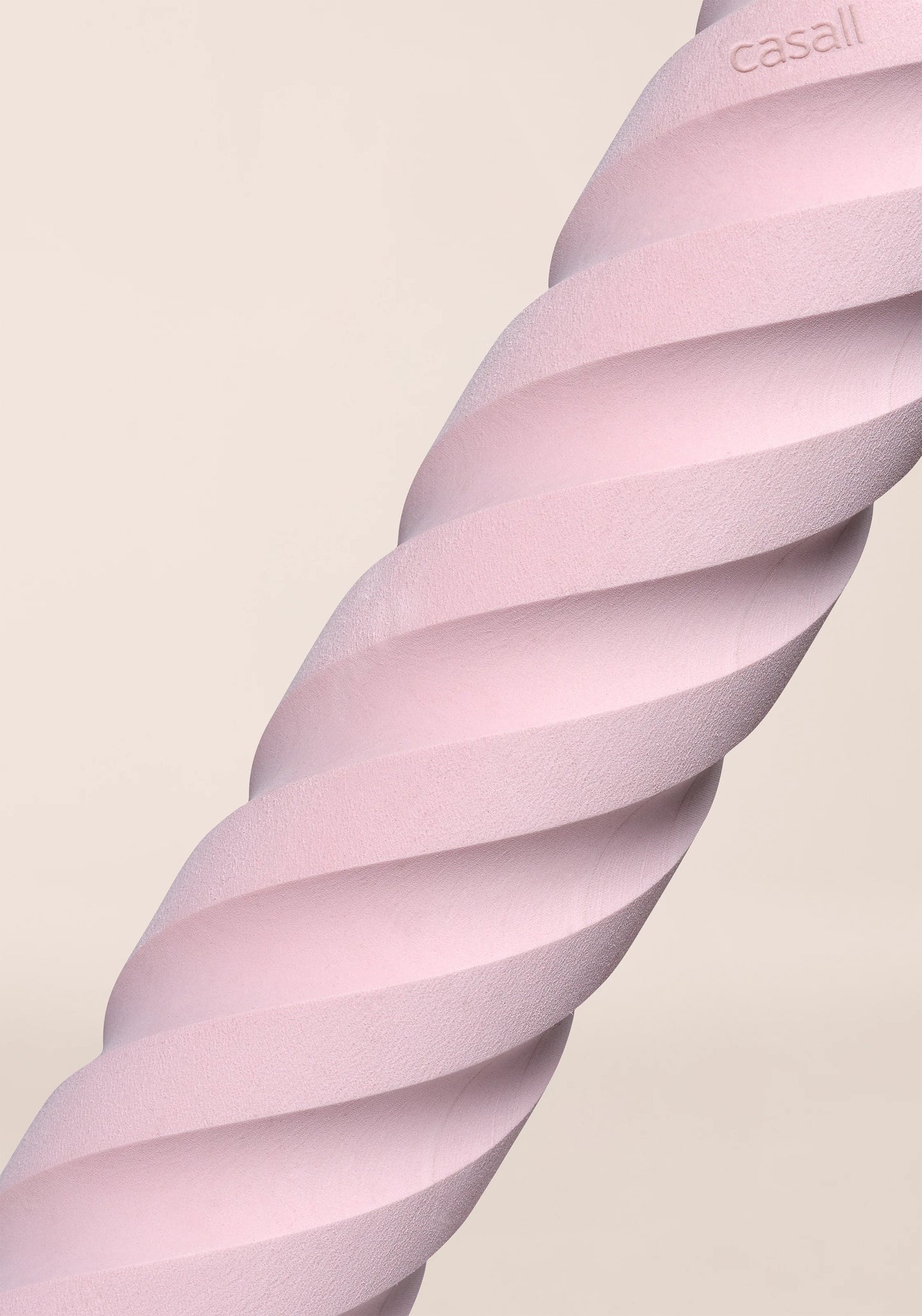 Swirly Foam Roller - Light pink
