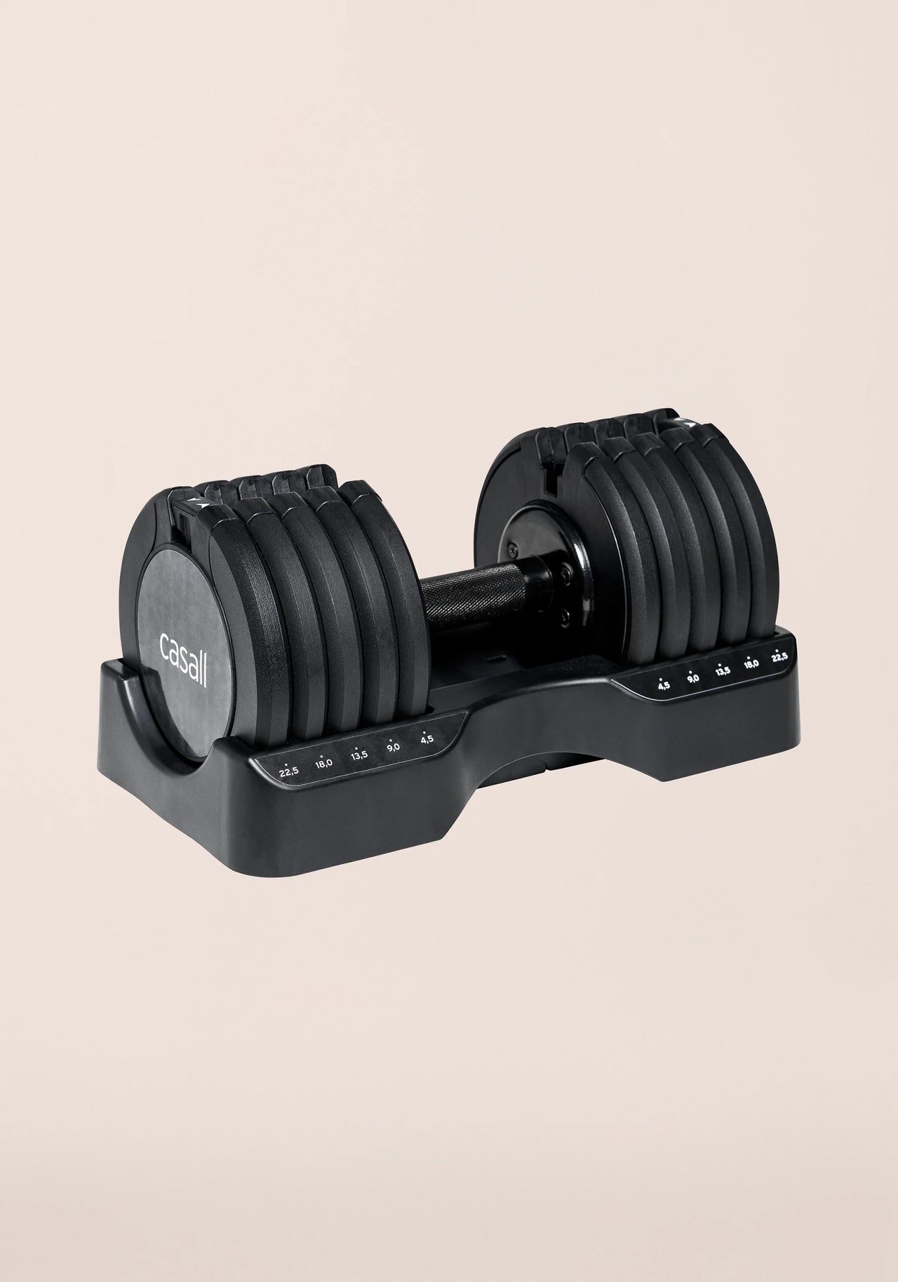 Adjustable Dumbbell Set 4,5-22,5kg  - Black