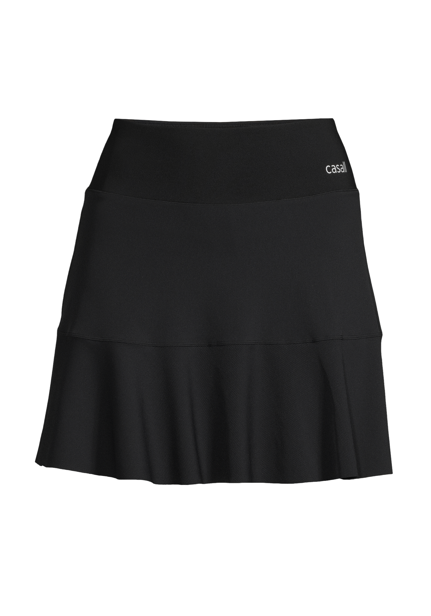 Court Rib Skirt - recycled - Black