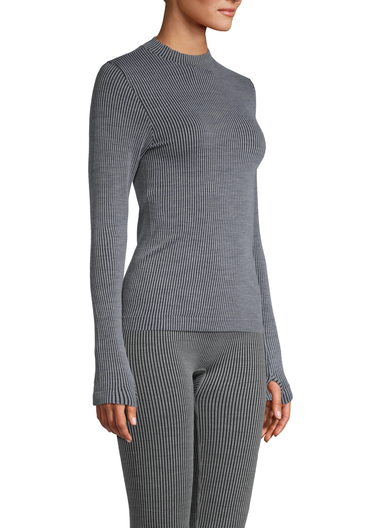 casall wool rib long sleeve