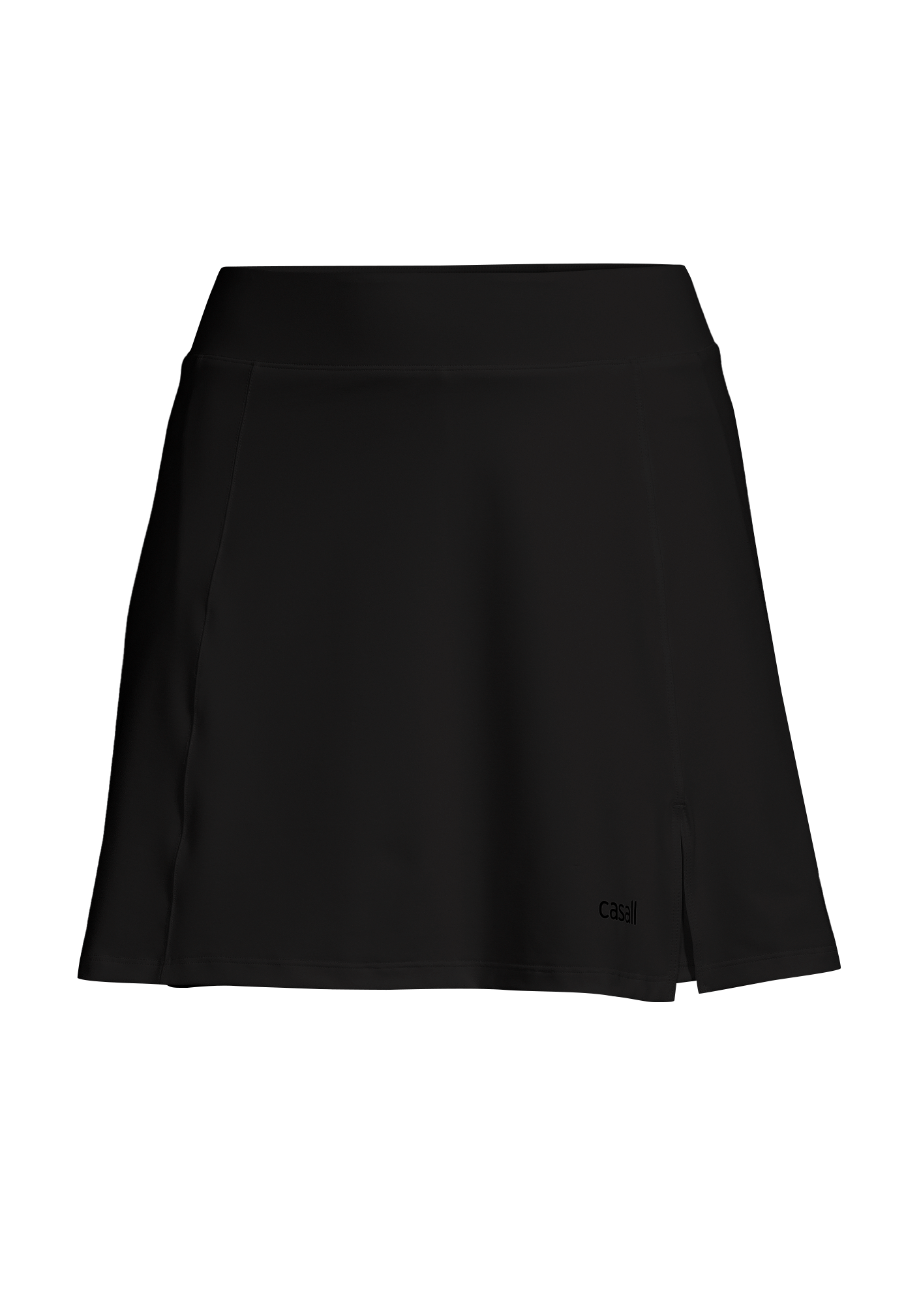 Court Slit Skirt - Black