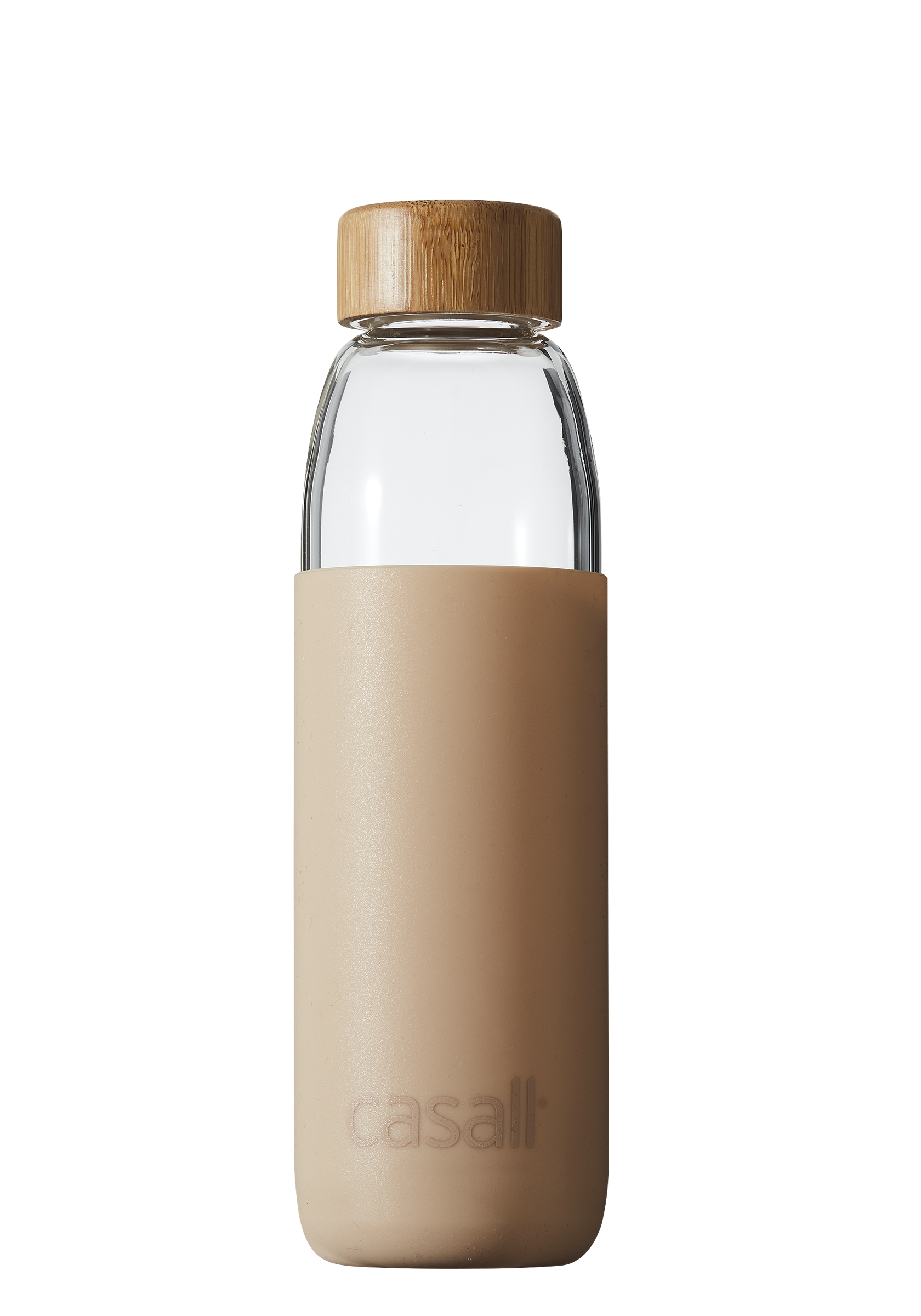 Fresh glass bottle 0,5L - Focus Beige