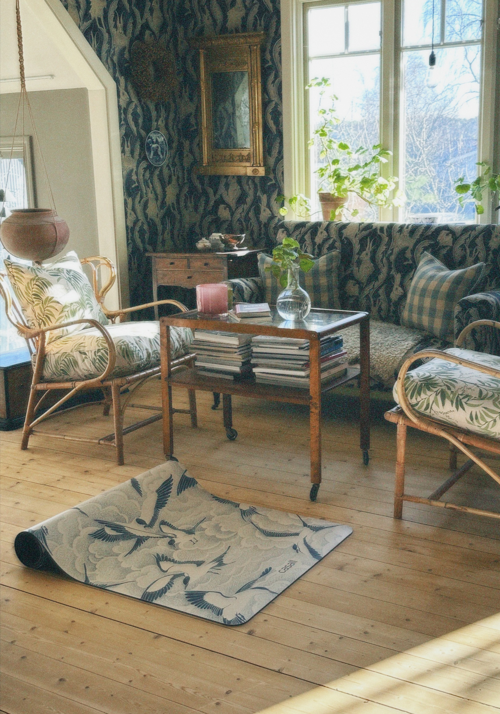 Yoga mat Grip & Cushion III 5mm Flowing Wings CASALL