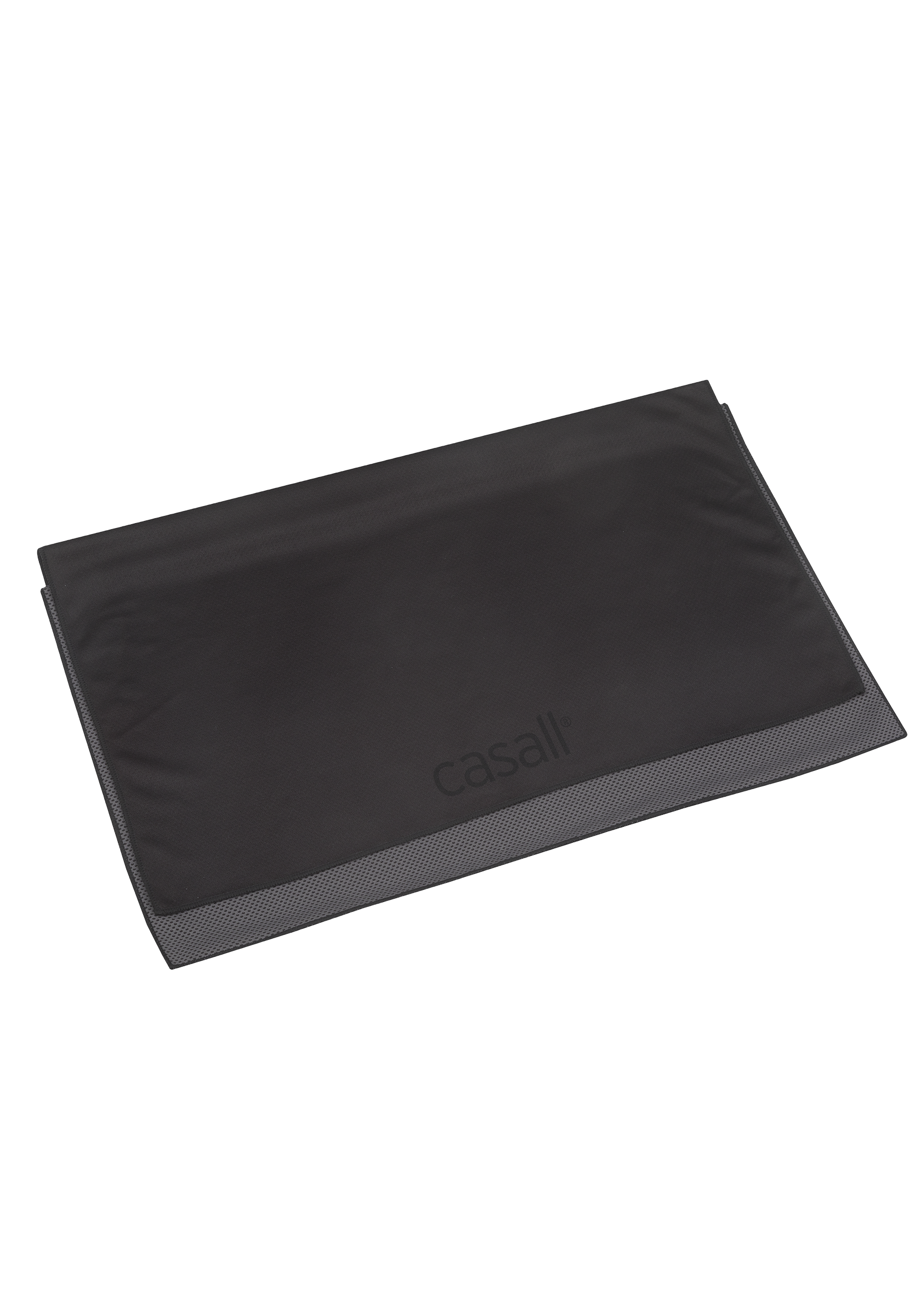 Travel towel 120x70cm – Black/grey