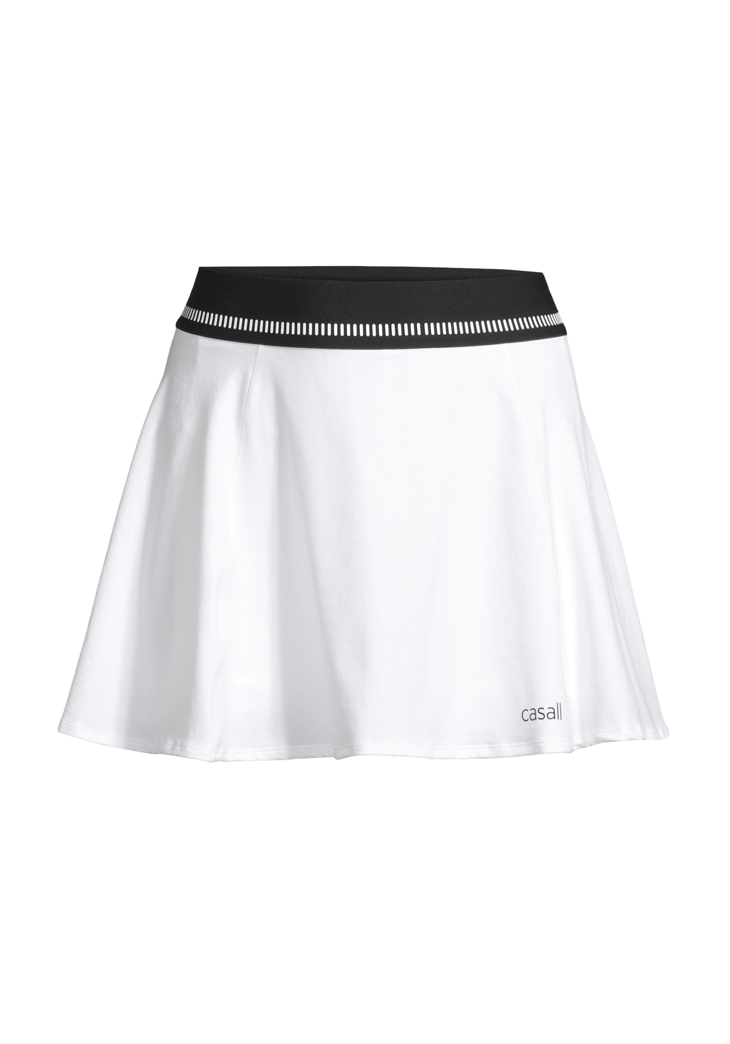Court Elastic Skirt - White