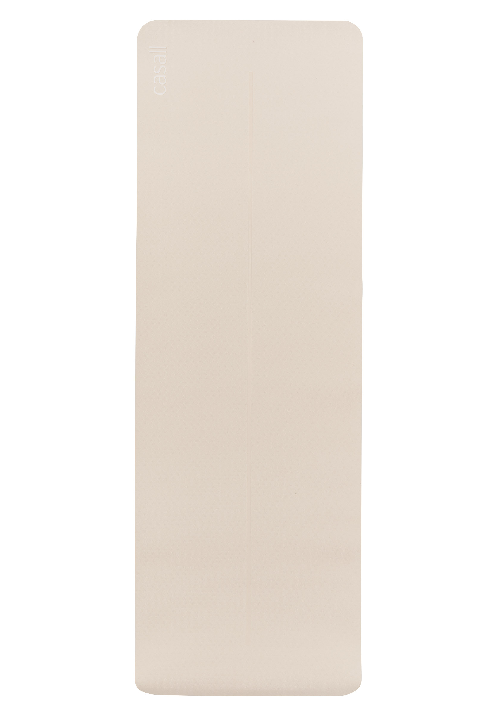Yoga mat position 4mm - Beige/Pink